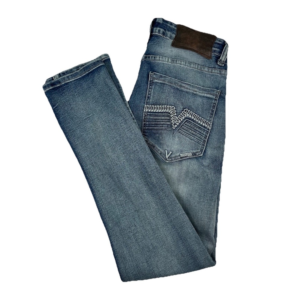 Blue Cult Jeans 30 X 32 Men's Biker Grunge Y2K Blue Denim Streetwear Straight